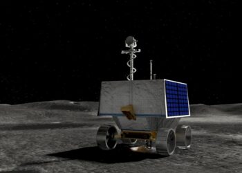 El rover Chino trabaja en la superficie lunar