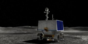 El rover Chino trabaja en la superficie lunar