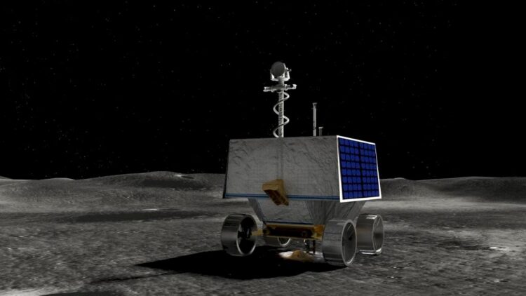 El rover Chino trabaja en la superficie lunar