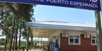 Puerta de Emergencias del Hospital Nivel 1 de Puerto Esperanza