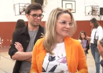 Carolina Píparo votó en Buenos Aires