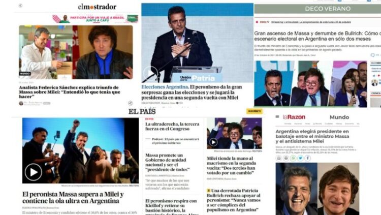 Medios del mundo reflejan los resultados de las elecciones