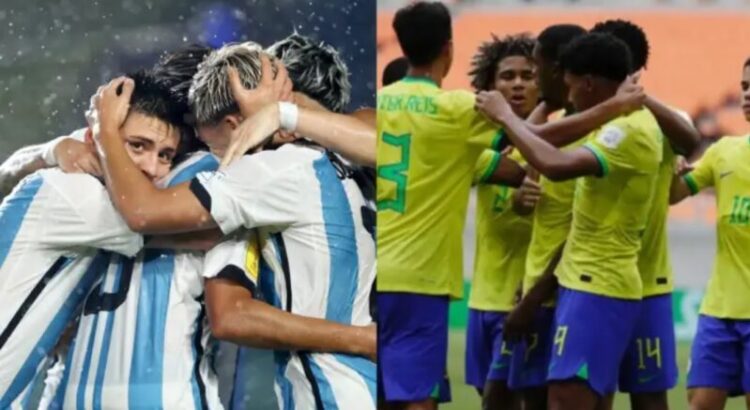 Argentina Sub 17 enfrenta a Brasil