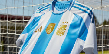 Nueva camiseta de la Selección Argentina de Fútbol