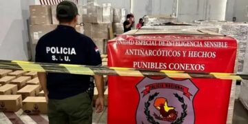 Paraguay | Decomisan 1,600 kilos de cocaína en cargas de almidón y harina