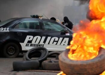 Protesta policial