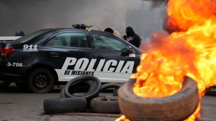 Protesta policial