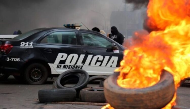 protesta policial