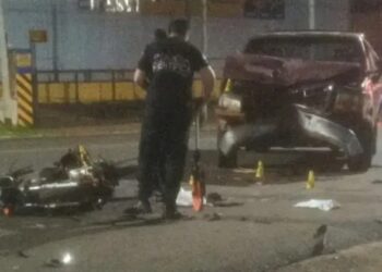 Motociclista muerto en Posadas