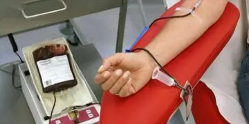 donante voluntario de sangre