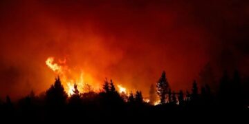 Incendios en la patagonia