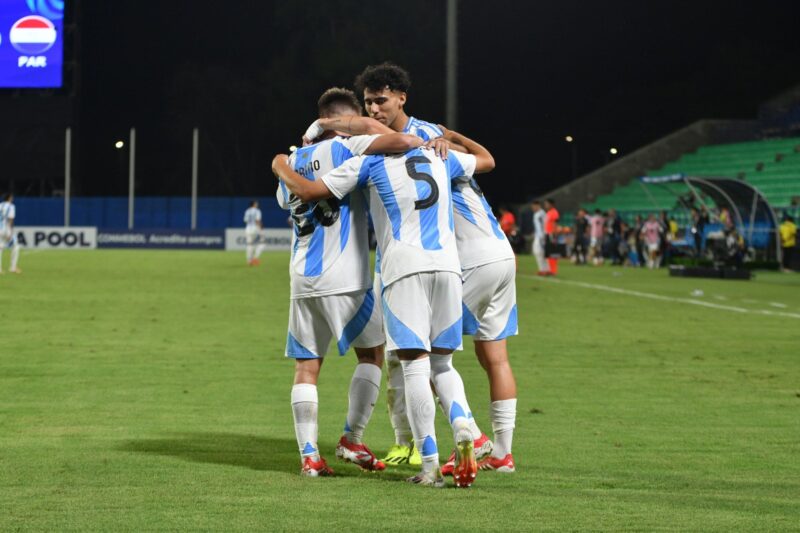 Goleada de la Selección sub-17 a Paraguay por la Copa Sudamericana 4 argentina sub 17 4 - 3