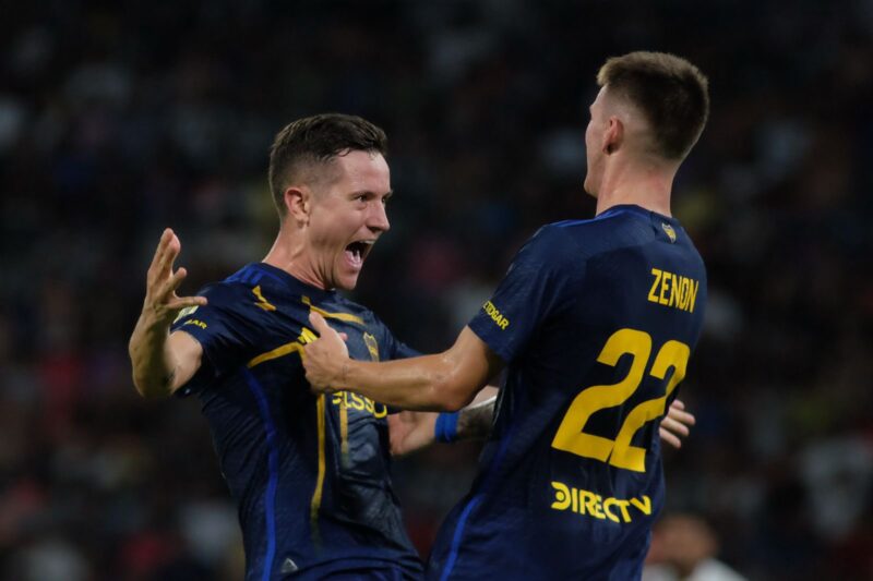 Boca goleó a Central Córdoba y es escolta del Grupo A 4 boca juniors2 - 3