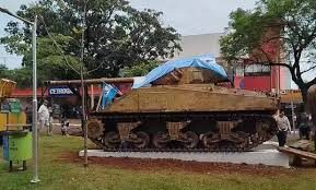 San Vicente: “La instalación del tanque es un homenaje a la memoria de Malvinas” 5 tanque - 4
