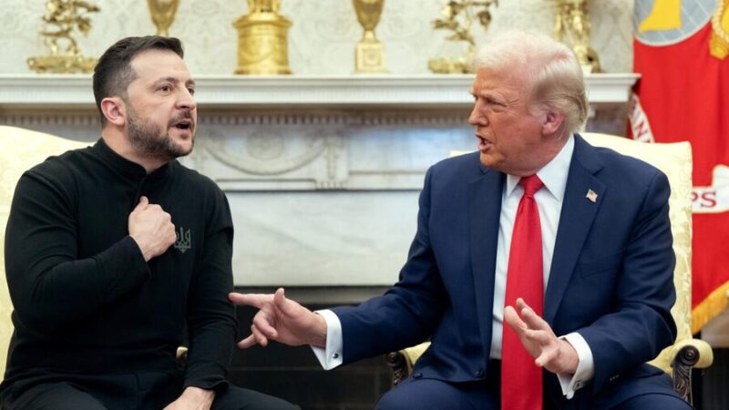 Trump advirtió a Zelenski sobre el acuerdo de tierras raras: "Tendrá problemas muy graves" trump y zelenski 3 2 - 1