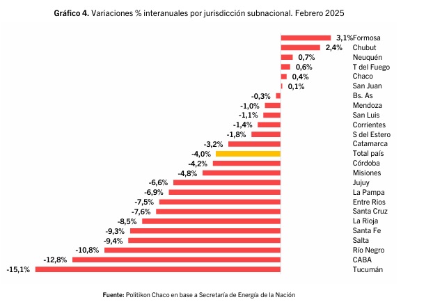 Misiones tuvo otra baja en la venta de combustibles durante febrero 3 venta combustibles febrero 2025 - 2
