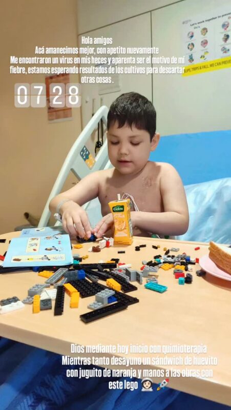 Tras calmar la fiebre, Santino iniciaría la quimioterapia en Singapur 5 487999177 667232472375953 4528676085410760761 n - 4