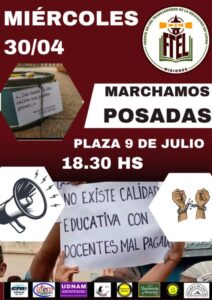 Gremios se movilizan este miércoles en Posadas en apoyo a los jubilados 6 494542306 1250941583703733 6866199242091304259 n - 5