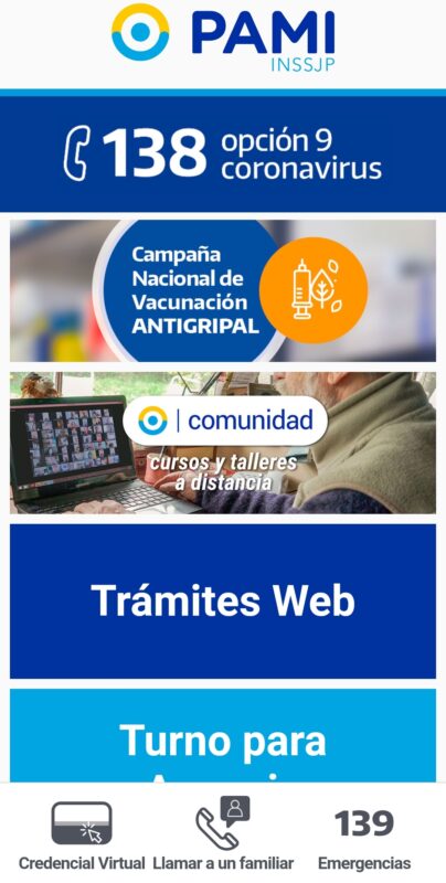 Campaña de Vacunación Antigripal: será gratuita para los afiliados del PAMI 3 App PAMI - 2