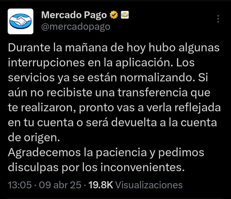 Mercado Pago sufrió una nueva caída y desató un caos, este miércoles 4 Imagen de WhatsApp 2025 04 09 a las 17.23.07 8464c5d7 - 3