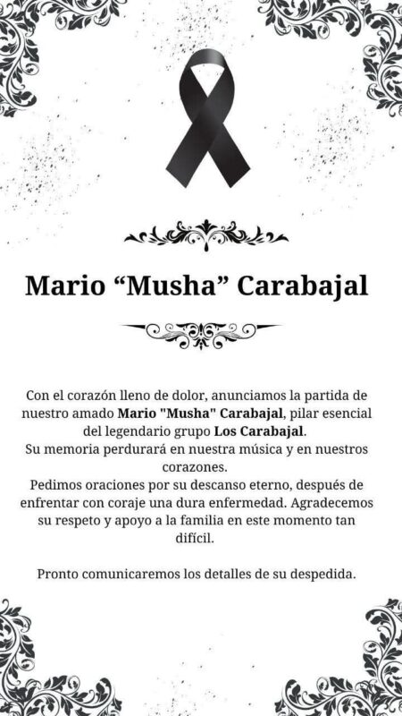 Falleció Mario “Musha” Carabajal, pilar del folklore argentino 3 Imagen de WhatsApp 2025 04 13 a las 14.52.19 94c0cbb4 - 2