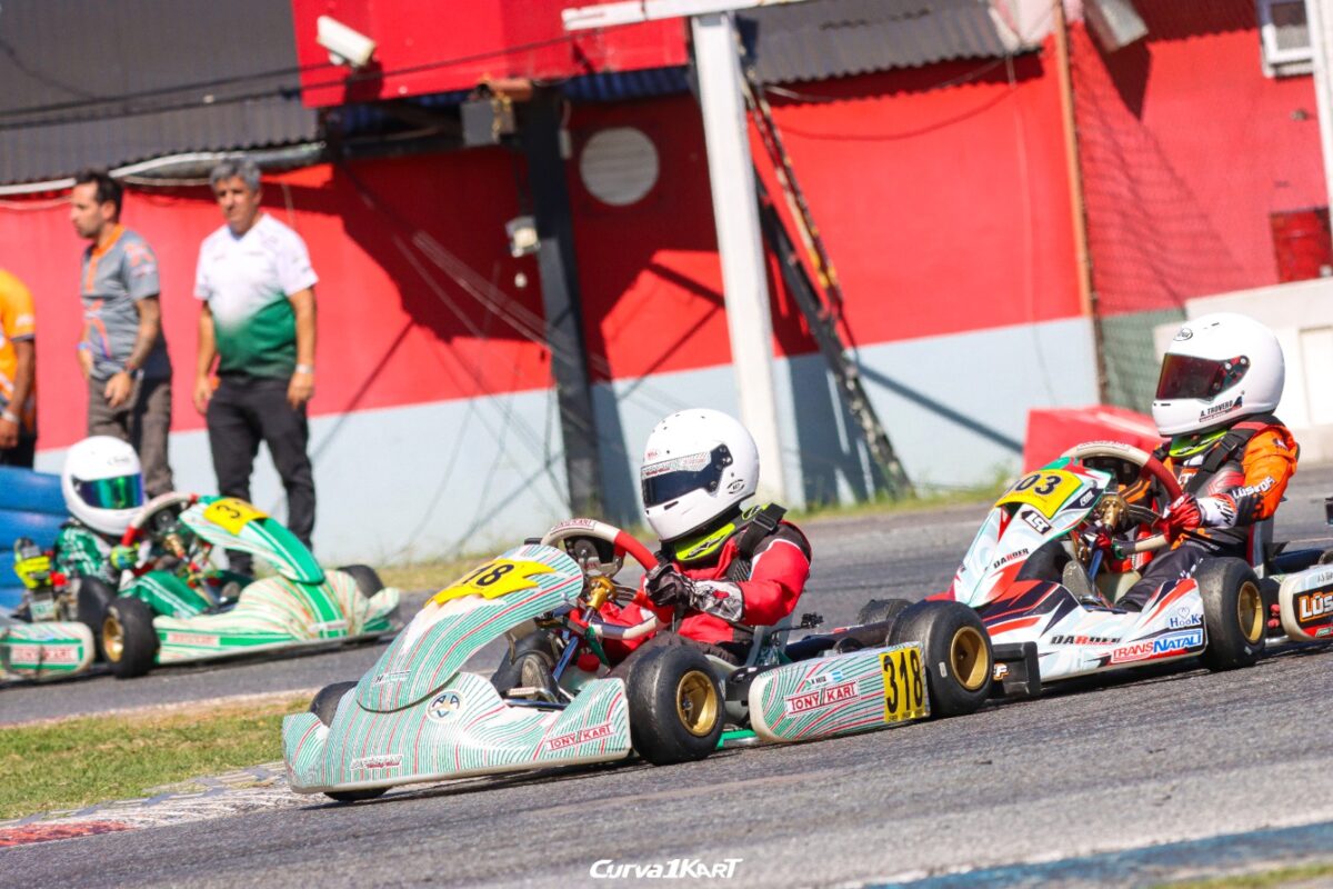 Gran participación de los misioneros Grimaldi y Huta en la tercera fecha de la Rotax Bue 3 Karting 1 - 2
