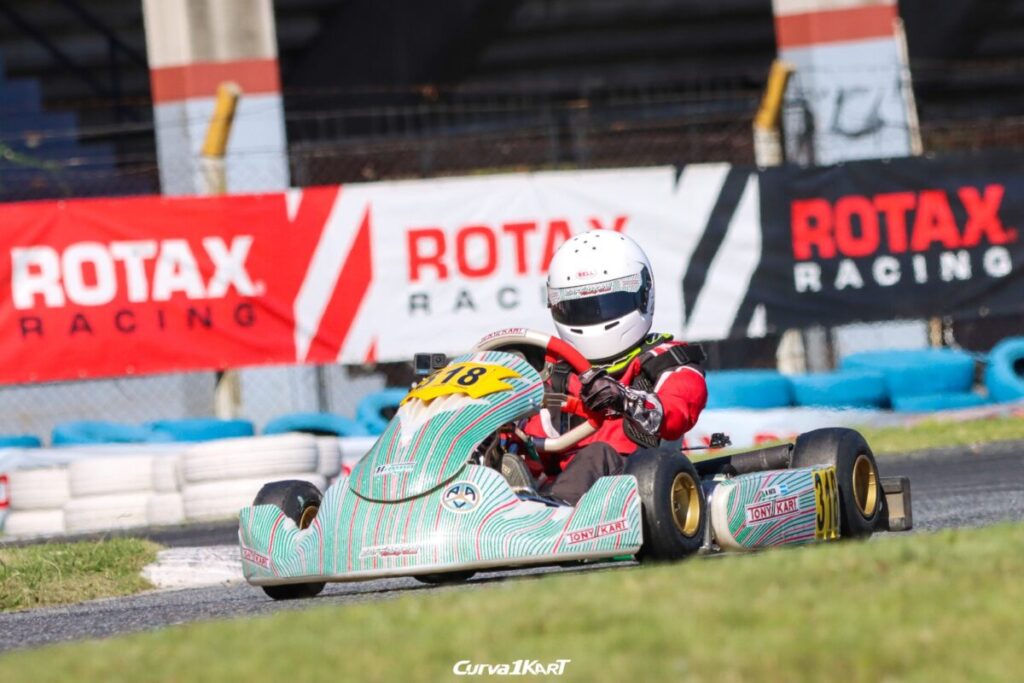 Gran participación de los misioneros Grimaldi y Huta en la tercera fecha de la Rotax Bue Karting - 1