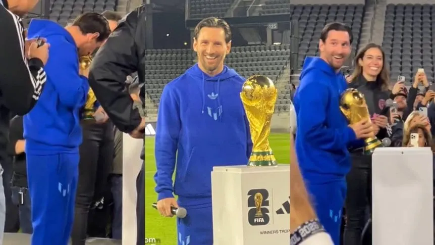 El reencuentro de Lionel Messi con la Copa del Mundo 3 Lionel Messi 2 - 2