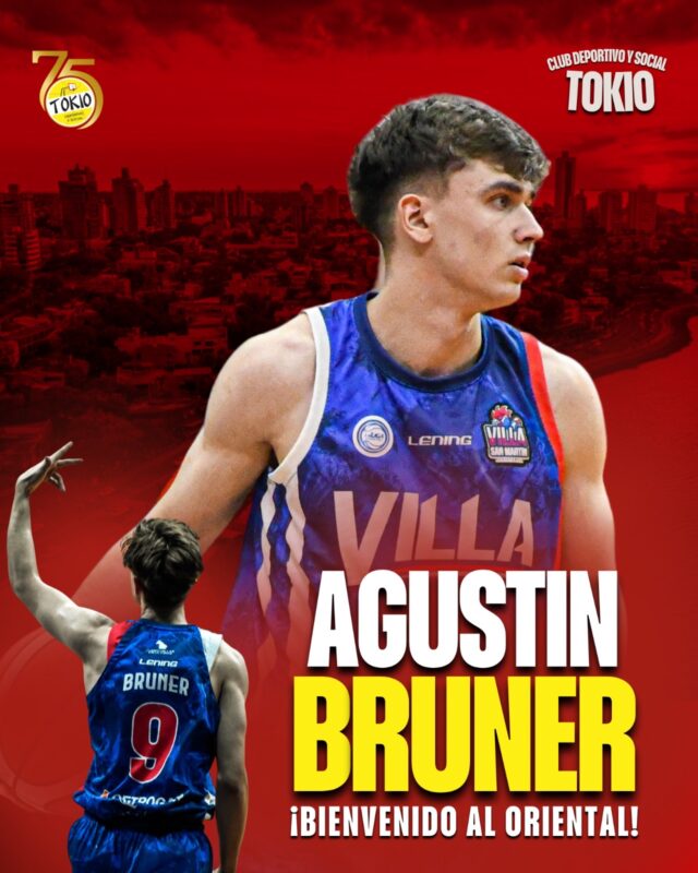 Tokio refuerza su plantel con Agustín Bruner para el resto de la Liga Federal 4 bruner - 3