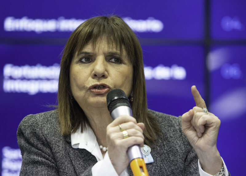 En un oficio enviado al Ministerio de Seguridad, el TOF 2 solicitó a Patricia Bullrich que disponga, en un plazo de 24 horas
