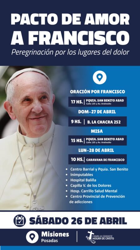 Invitan a la caravana por Francisco en "los lugares del dolor" de Posadas 7 caravana Francisco - 6