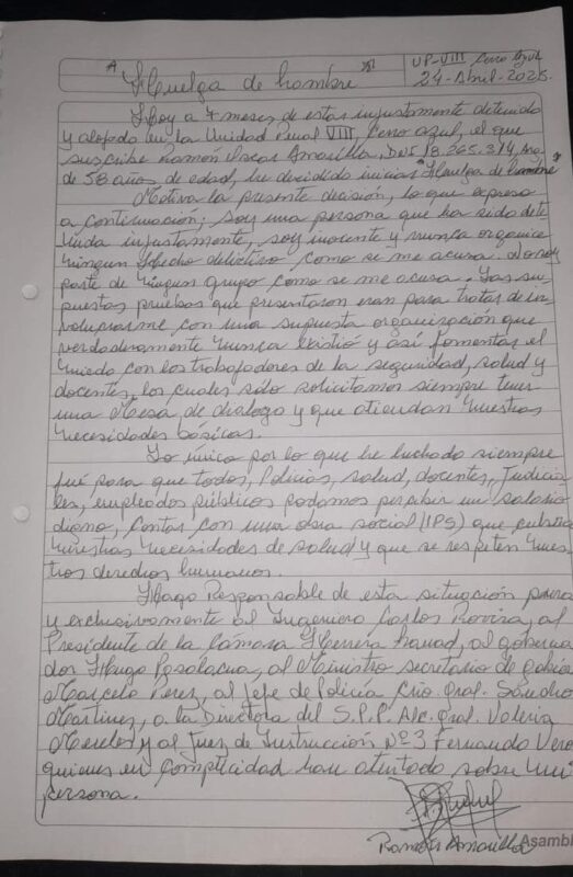 carta amarilla 1 - 5