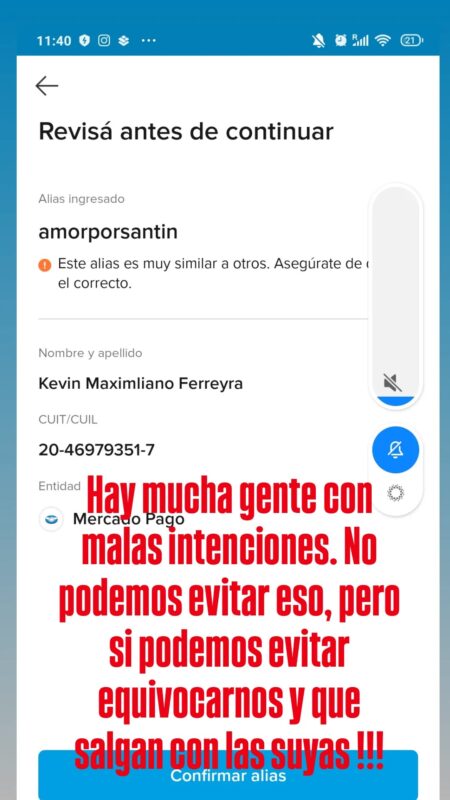 cuentas falsas 1 - 2