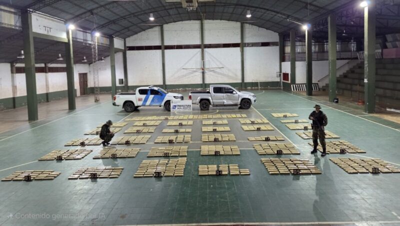 Chocó con Prefectura, huyó y abandonó más de una tonelada de marihuana 5 droga urquiza 2 - 4