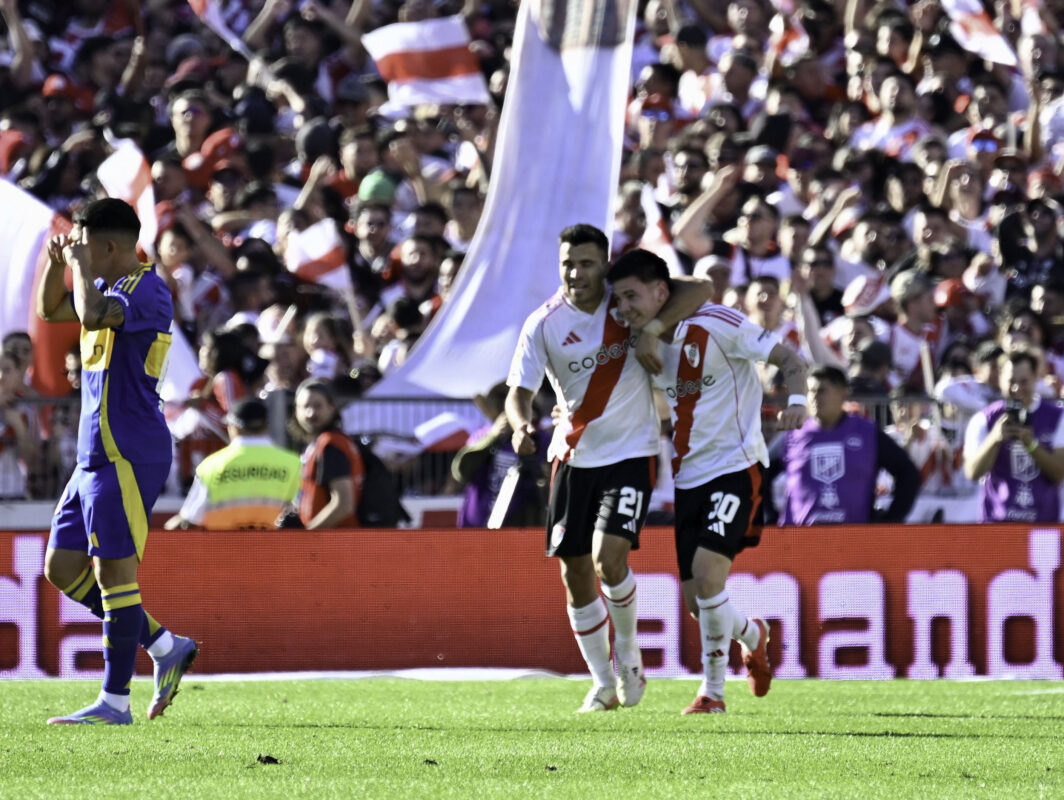River se quedó con el superclásico ante Boca en el Monumental 5 festejo river - 4