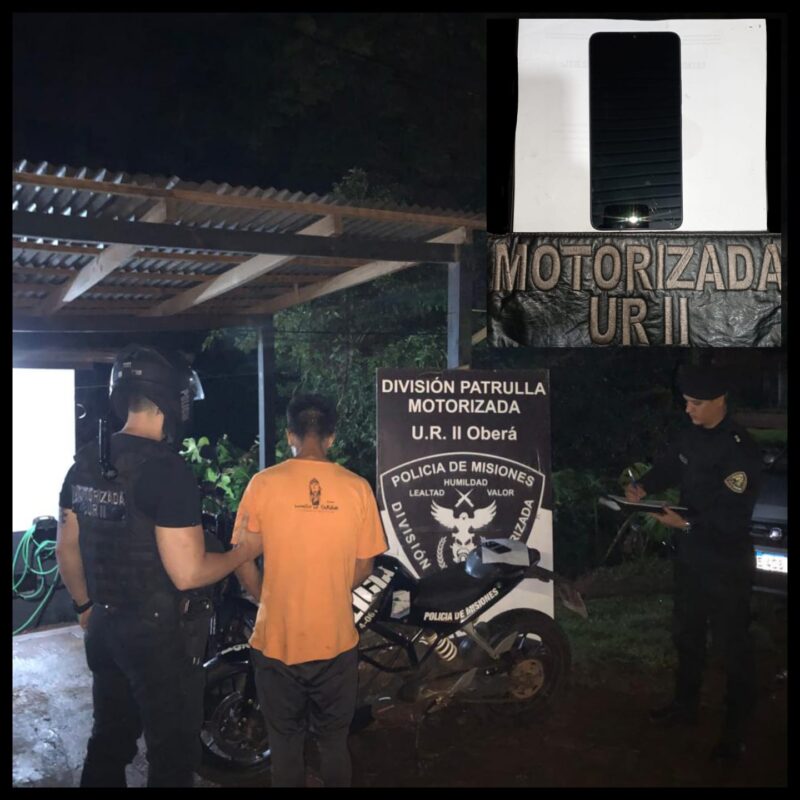 Detienen a cinco personas por disturbios, daños y robo en Misiones 5 operativo policia 5 - 4