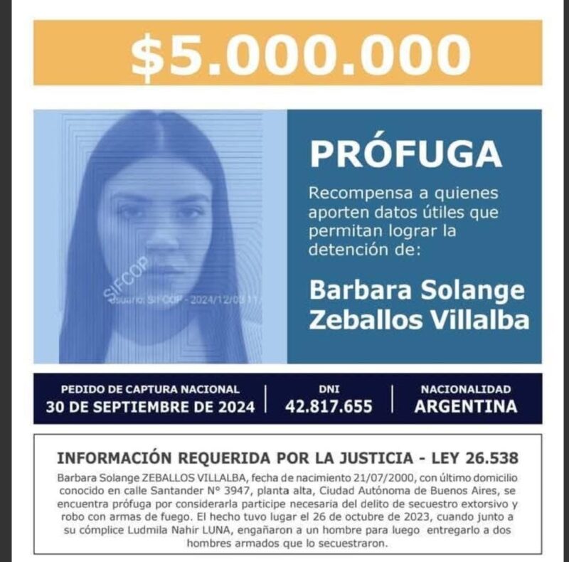 Argentinas eran buscadas por secuestro extorsivo y robos: cayeron en Encarnación 6 profuga 1 - 5