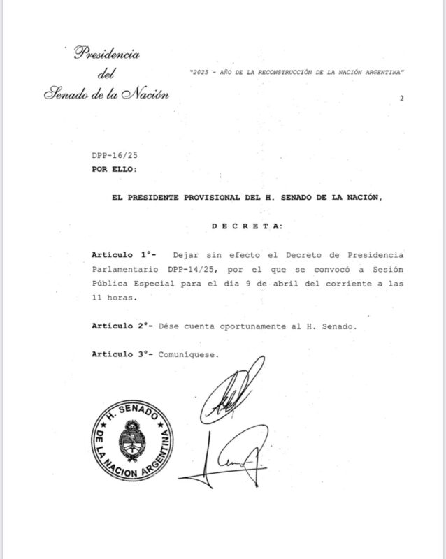 Postergaron sin fecha el tratamiento de Ficha Limpia en el Senado nacional 3 suspension ficha limpia - 2