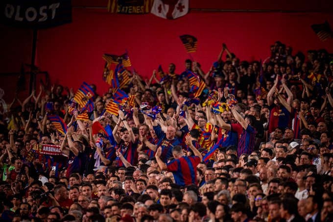 Barcelona se coronó campeón de la Copa del Rey 5 tribuna barcelona - 4