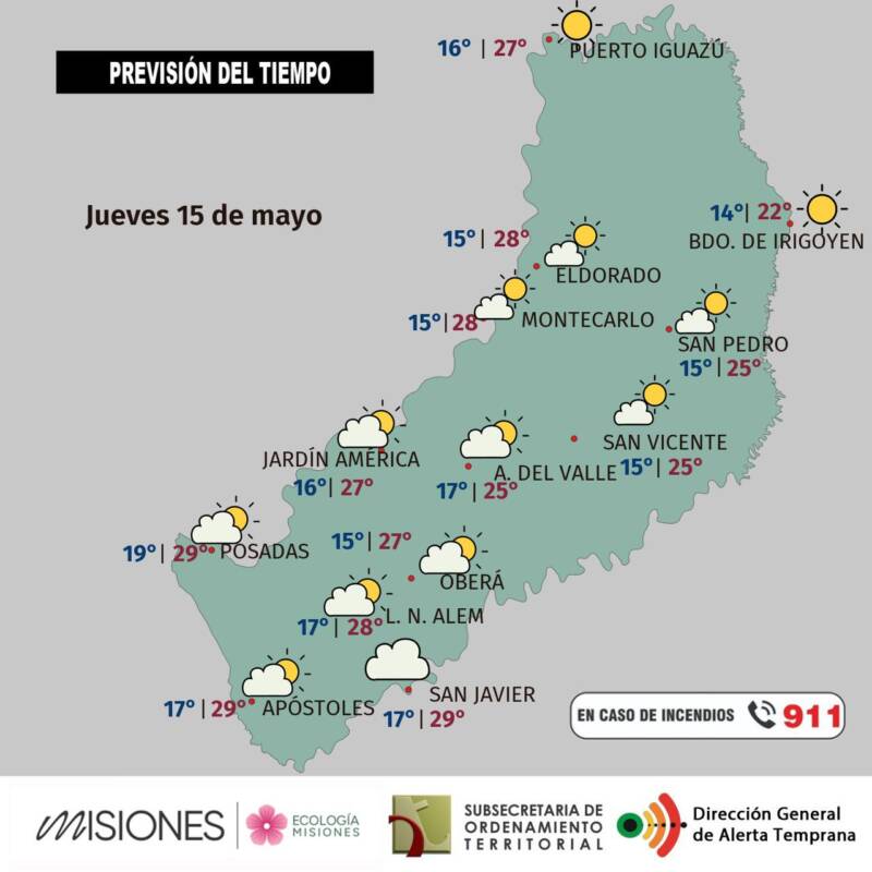 Clima en Misiones: sin lluvia, cielo parcialmente nublado y temperatura agradable 4 496944848 1002326485405620 4448996971549292402 n - 3