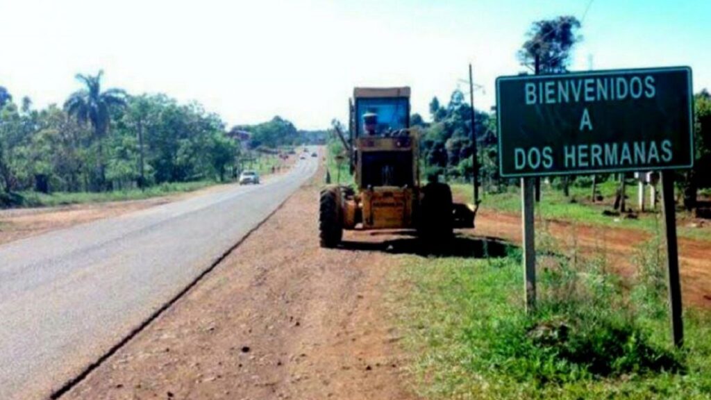 Sospechan que atentado en Dos Hermanas habría sido represalia contra un pedido para regular tierras 2 En Dos Hermana, Policías asistieron un parte de emergencia a la vera de la ruta nacional 14