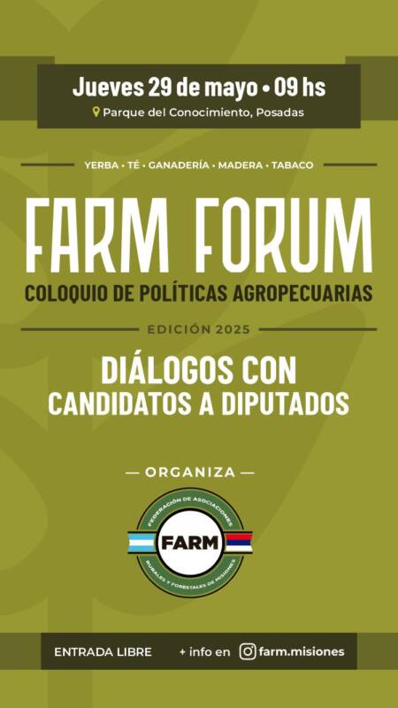 Posadas será sede del Farm Forum el 29 de mayo próximo 3 FARM FORUM HISTORIA OFICIAL 2025 - 2