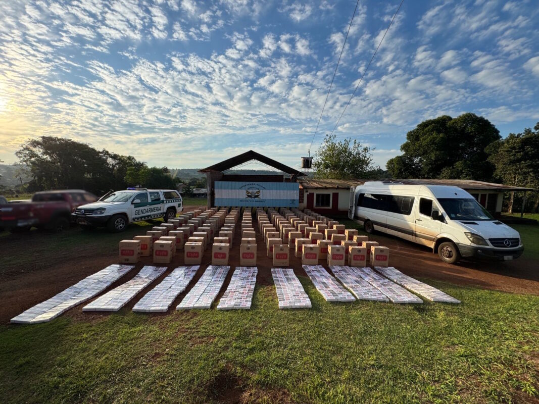 Gendarmería secuestró más de 78 mil paquetes de cigarrillos ilegales en Misiones 4 Gendarmeria 1 - 3