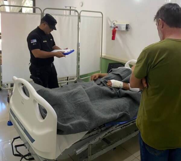 Un hombre se disparó con un arma casera en Iguazú mientras intentaba espantar a un felino Herido tras dispararse en Iguazú
