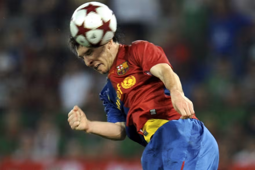 Messi reveló el gol más especial de su carrera: un cabezazo histórico en la final de la Champions 2009 6 Messi jugada y gol