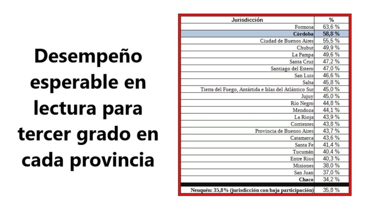 Pruebas Aprender: en Misiones, menos del 40% de los niños saben leer en tercer grado 3 Pruebas Aprender 2 - 2