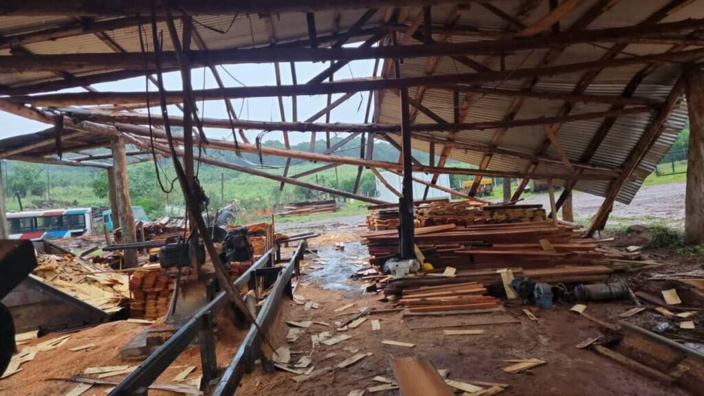 El temporal dejó severos daños en San Pedro: “Fue en cuestión de segundos” Temporal 1 - 1