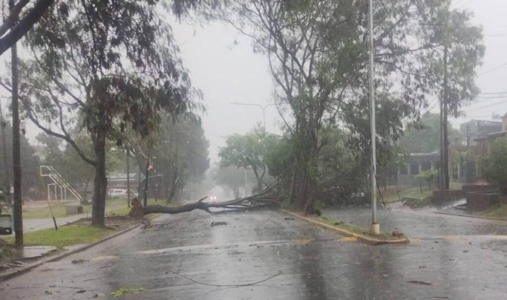 temporal en Posadas