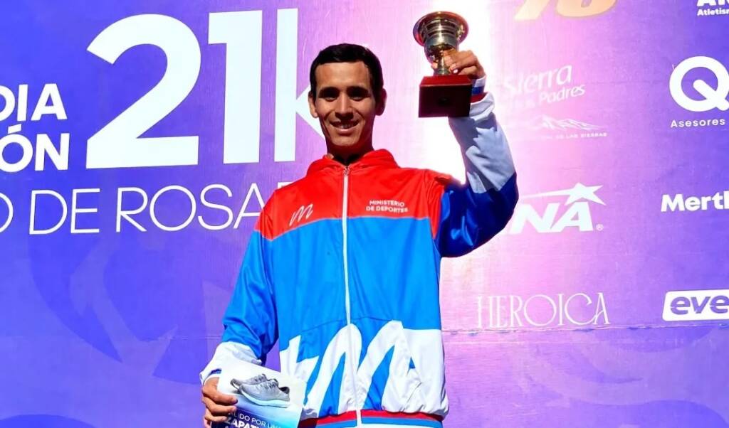 Atletismo: Agustín Da Silva se subió al podio en Rosario y ya piensa en Asunción Agustin Da Silva