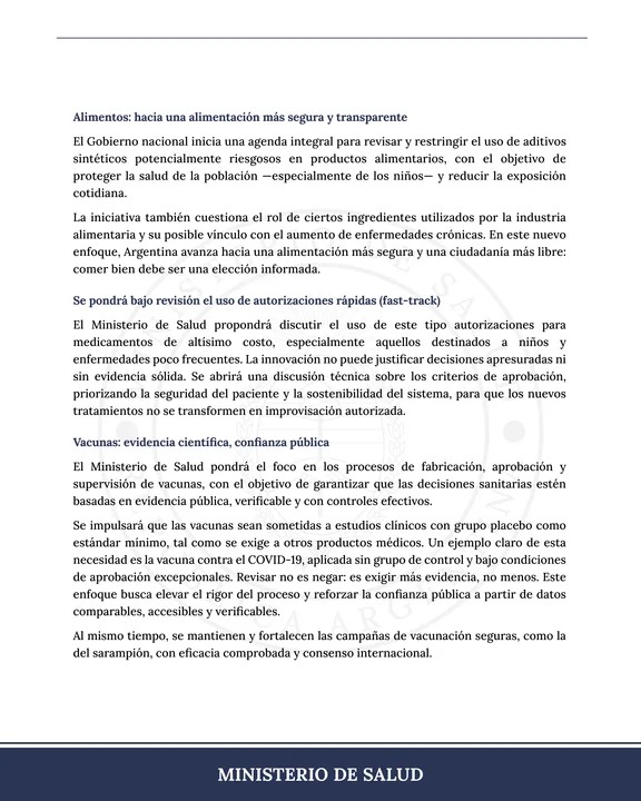 El Gobierno anunció la reforma del sistema sanitario y confirmó la salida de la OMS 4 WhatsApp Image 2025 05 27 at 08.14.28 2 - 3